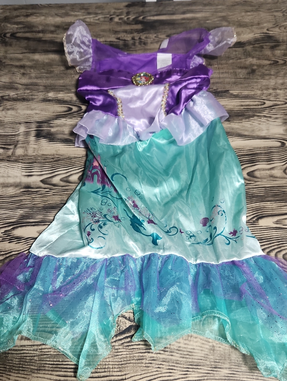Disney Purple and Aqua Mermaid Dress Costume